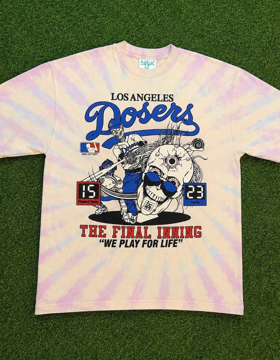 Los Angeles Dosers Skeleton Tye-Dye Tee
