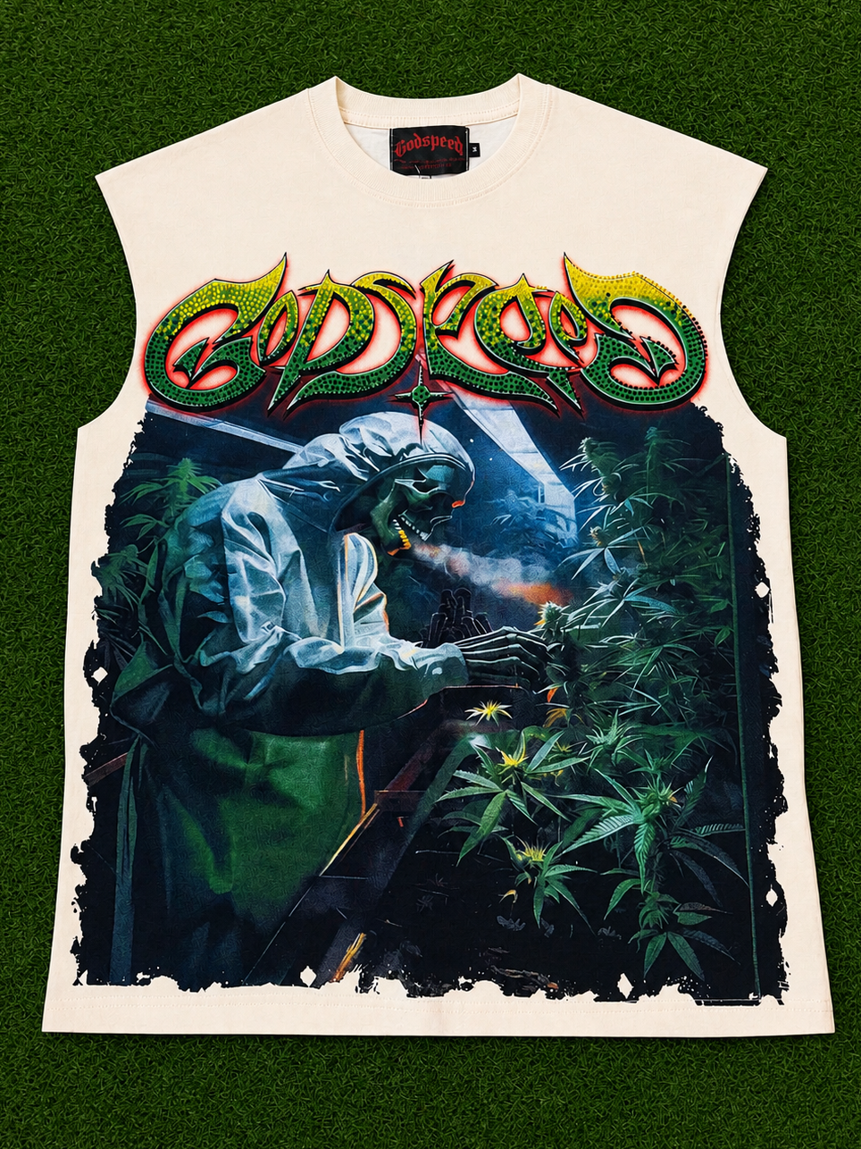 Godspeed 420 Indoor VVS
Bone Sleeveless T-Shirt